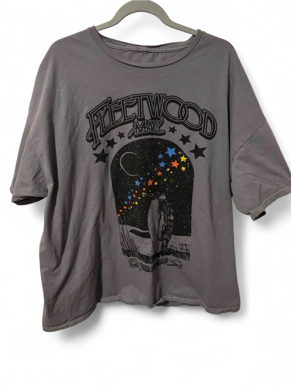 Fleetwood Mac Stars & Penguins Tour Oversized Graphic Tee L/XL